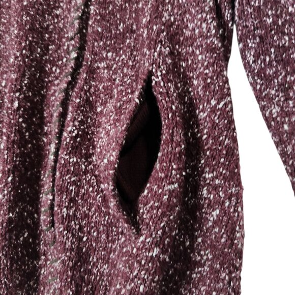 Crazy Horse Liz Claiborne Womens XL Fuzzy Speckled Full Zip Cardigan Sweater - Picture 6 of 7